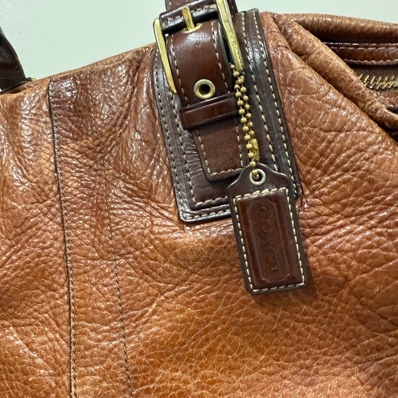 Coach Hamilton Brown Leather Bag - Picture 4 of 8
